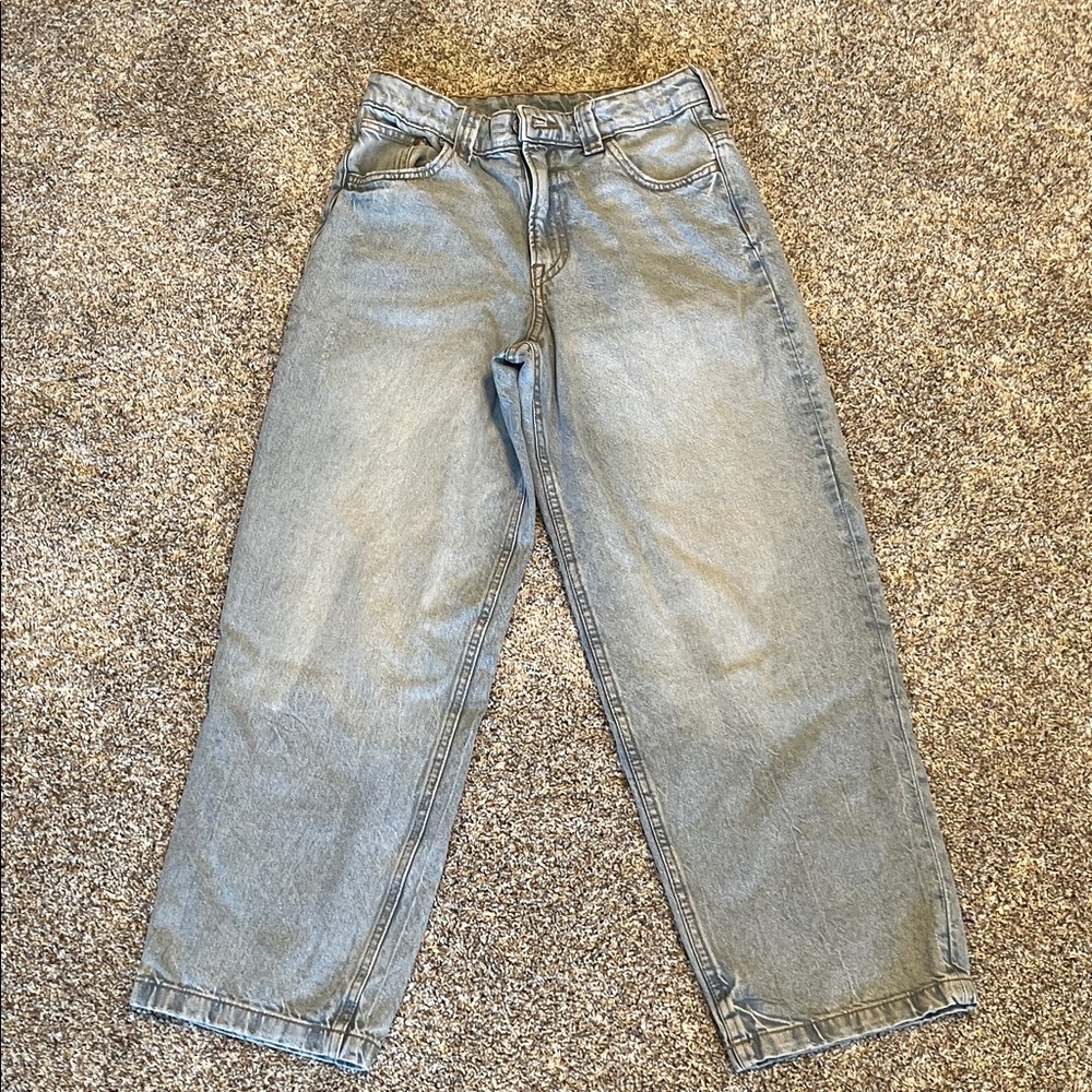 H&M Light Blue Baggy Denim Jeans